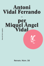 Coberta de <i>Antoni Vidal Ferrando per Miquel Àngel Vidal</i>.