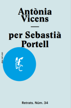 Coberta de <i>Antònia Vicens per Sebastià Portell</i>.
